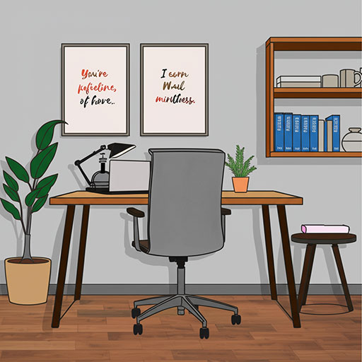 Home Office  - Suggested coloring