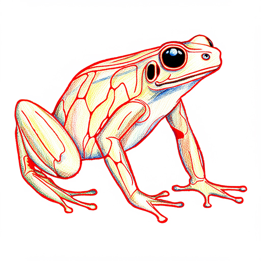 Poison Dart Frog Suggested coloring