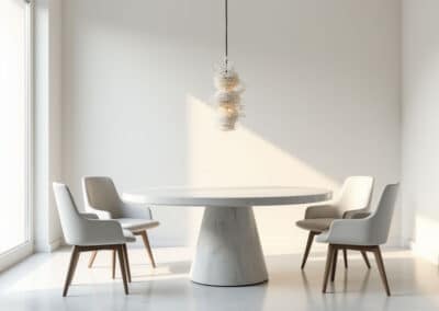 Elegant Minimalist Dining