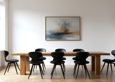 Minimalist Contemporary Dining Room
