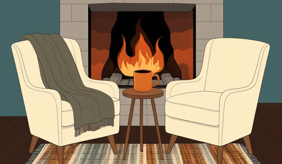 A Cozy Fireplace Corner