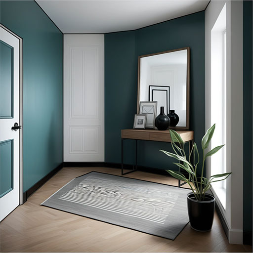 vibrant entryway - suggested coloring