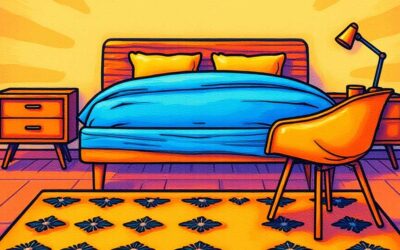 A Mid-Century Modern Bedroom