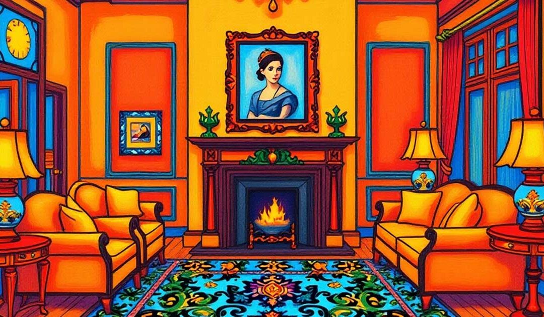 A Traditional-Style Living Room