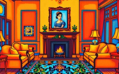A Traditional-Style Living Room
