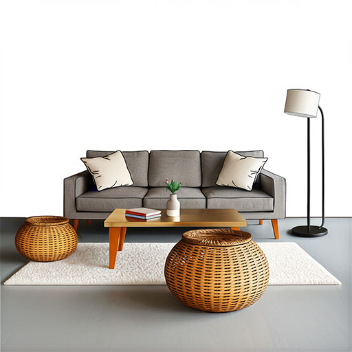 Scandinavian Lounge - Suggested coloring