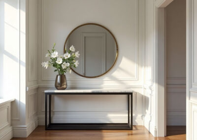 Grand Contemporary Entryway