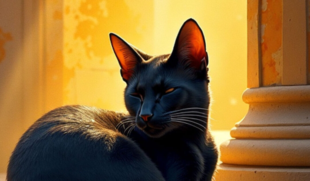 The Sacred Black Cat Goddess