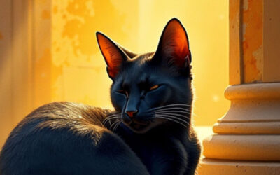 The Sacred Black Cat Goddess